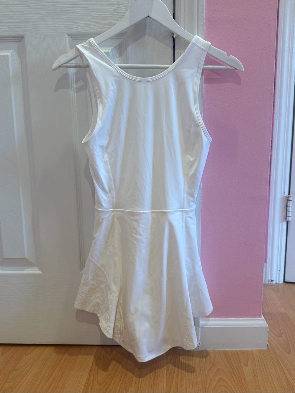Lululemon White Sleeveless Tennis Dress